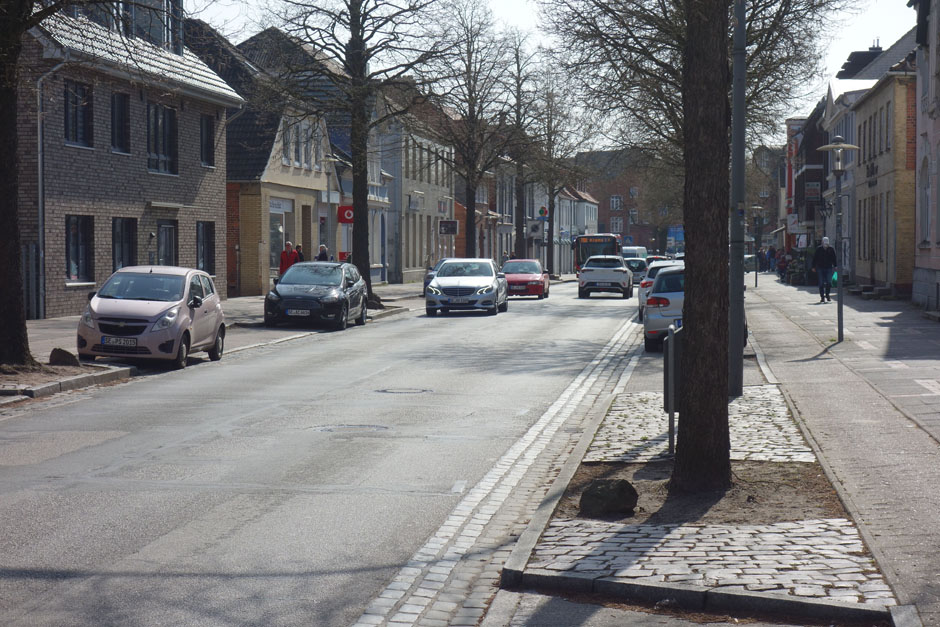 3D-Illustration zum Umbau der Fußgängerzone in Bad Segeberg, Visualisierung Modelldigital Lübeck